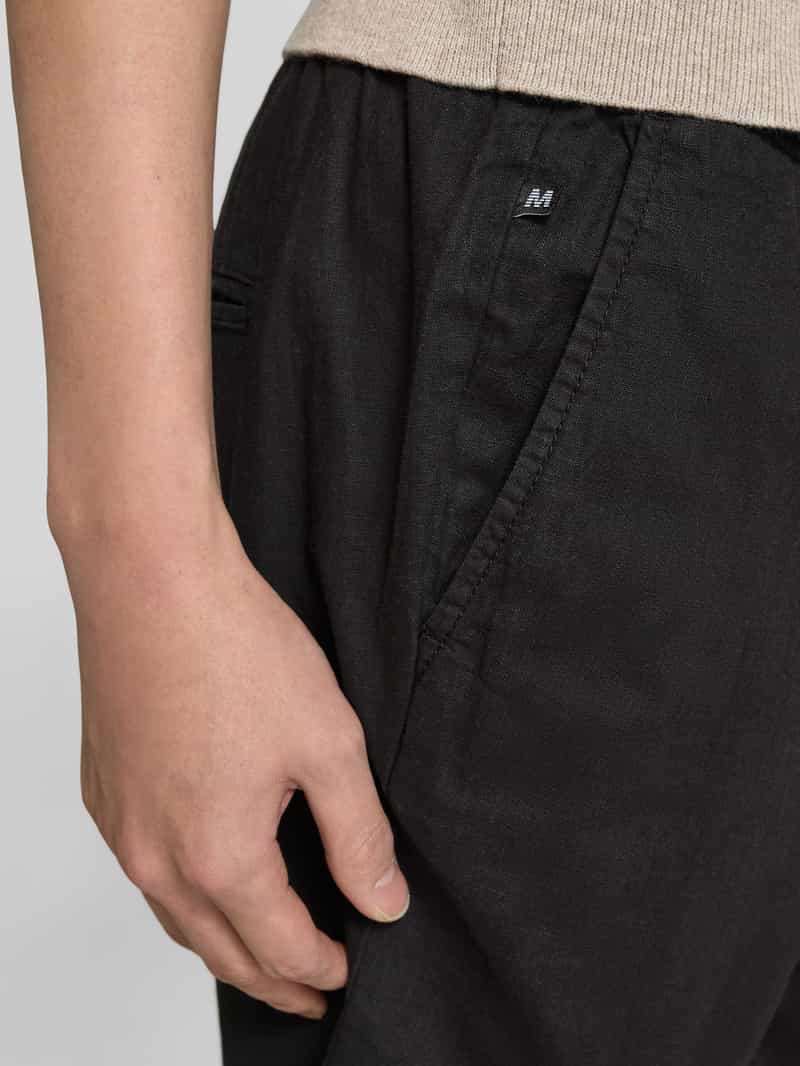 Matinique Regular fit bermuda van een mix van linnen en katoen model 'barton'