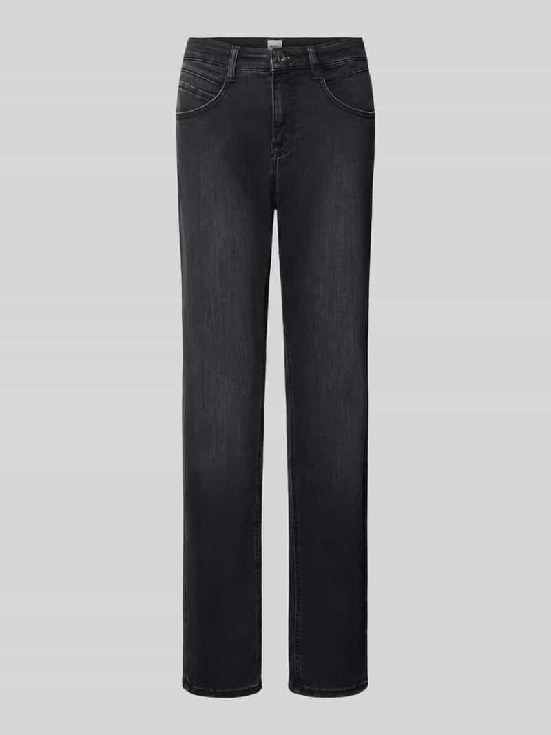 BRAX Bootcut jeans met dark wash model 'CAROLA'