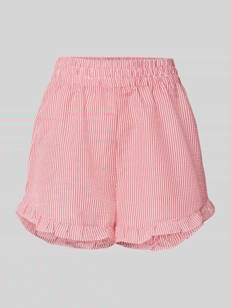 A-view Relaxed fit korte broek met structuurmotief model 'Sonja'