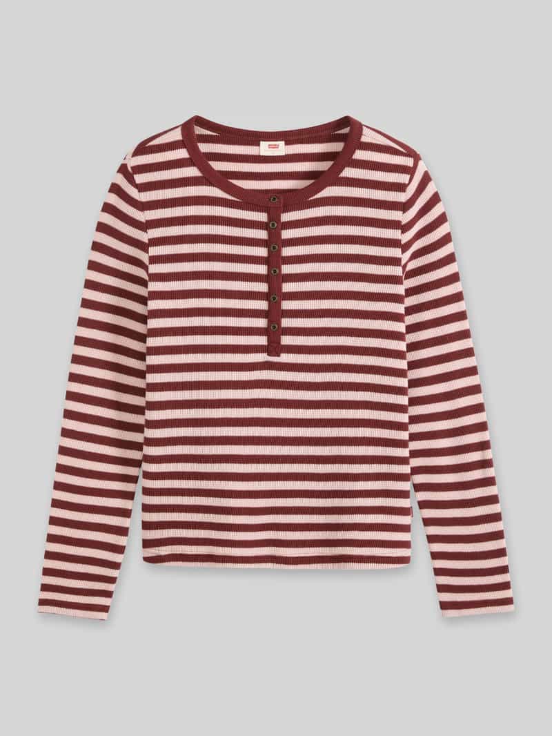 Levi's Shirt met lange mouwen met korte knoopsluiting