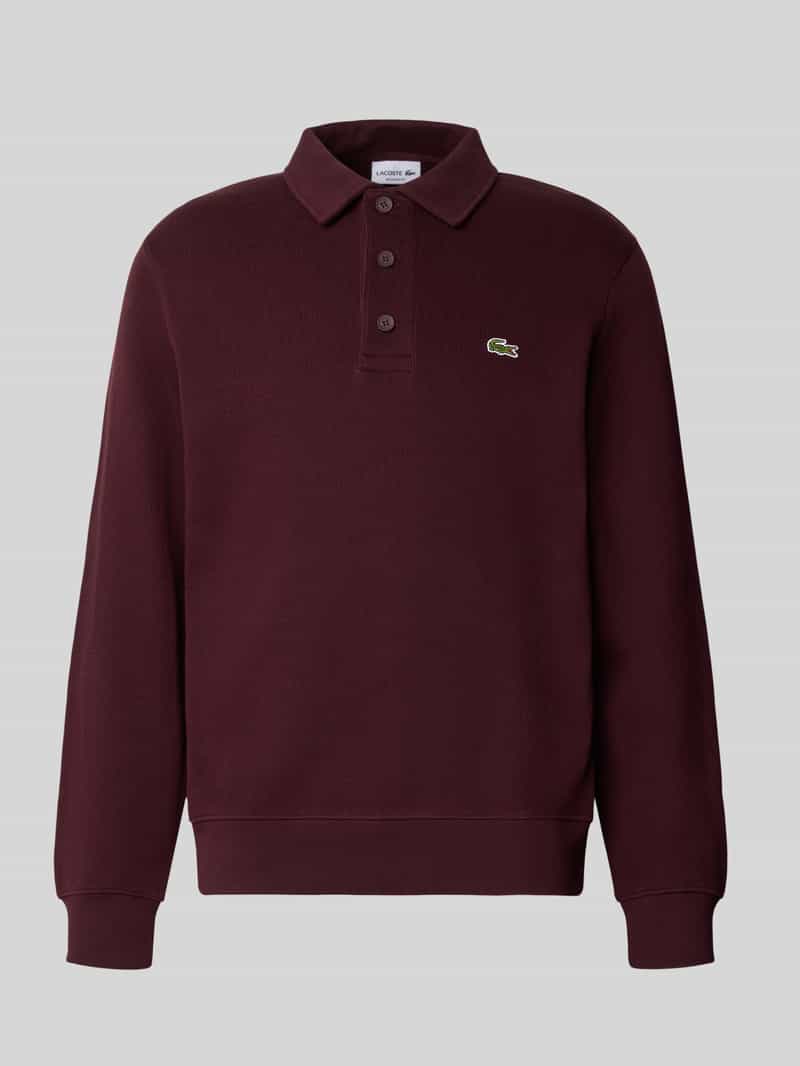 Regular fit sweatshirt van puur katoen