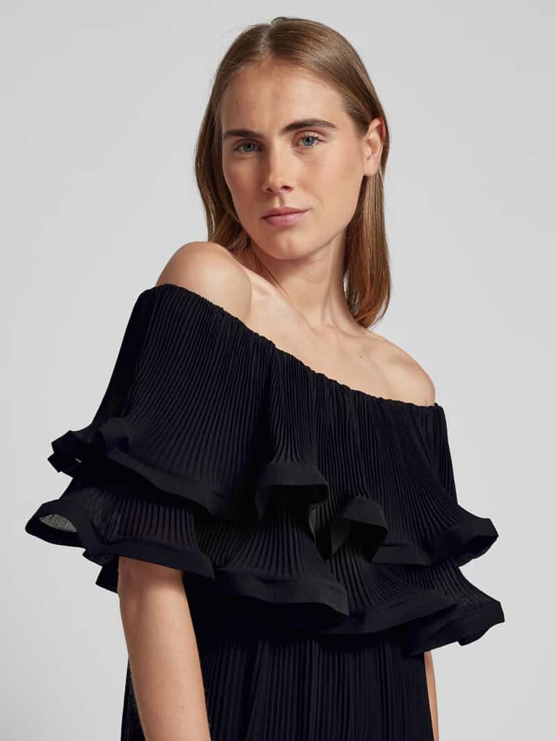 Copenhagen Muse Maxi-jurk met plissévouwen model 'KIRA'
