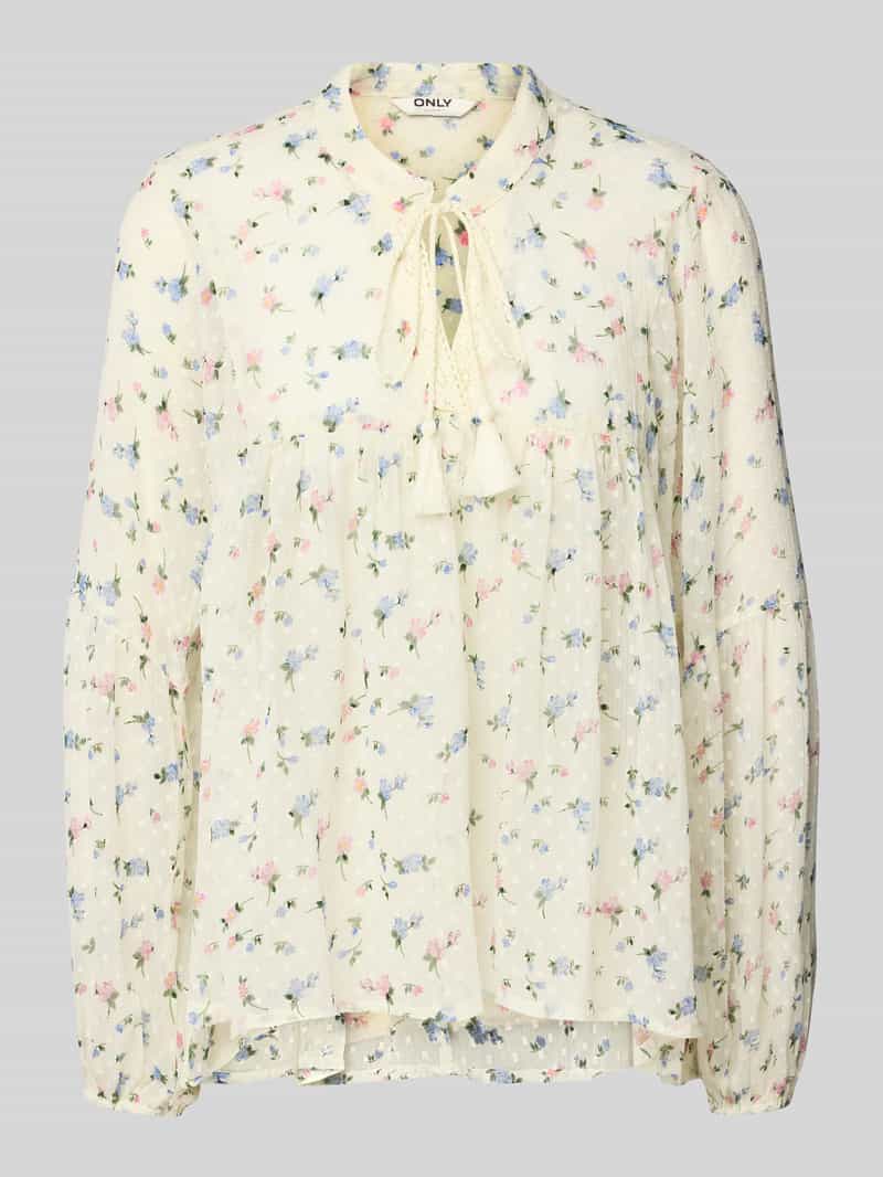 Only Boxy fit blousetop met all-over motief model 'AIDA ELISA'