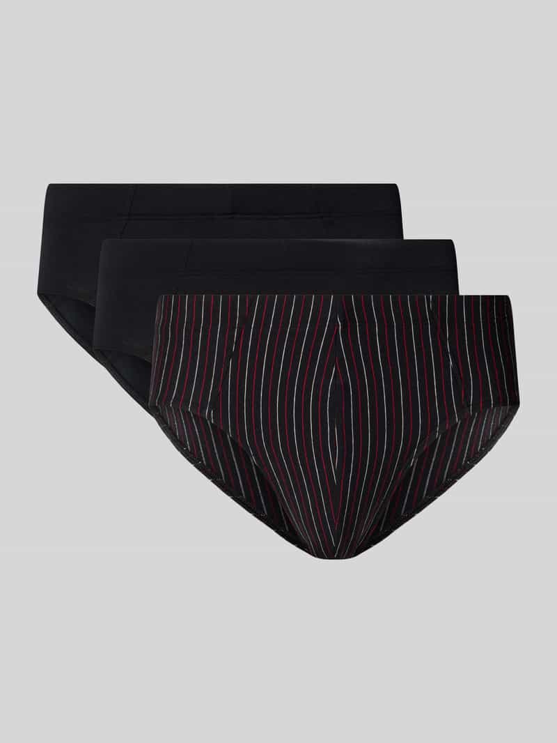Schiesser Slim fit slip van katoenmix in een set van 3 stuks model 'Supermini'