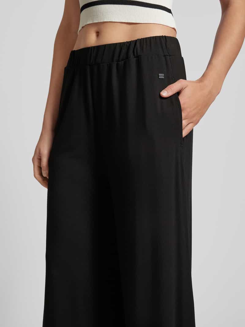 Marc O'Polo DENIM Stoffen broek van pure viscose met labeldetail