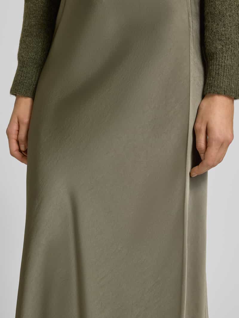 NEO NOIR Midirok van satijn met elastische band model 'URA'