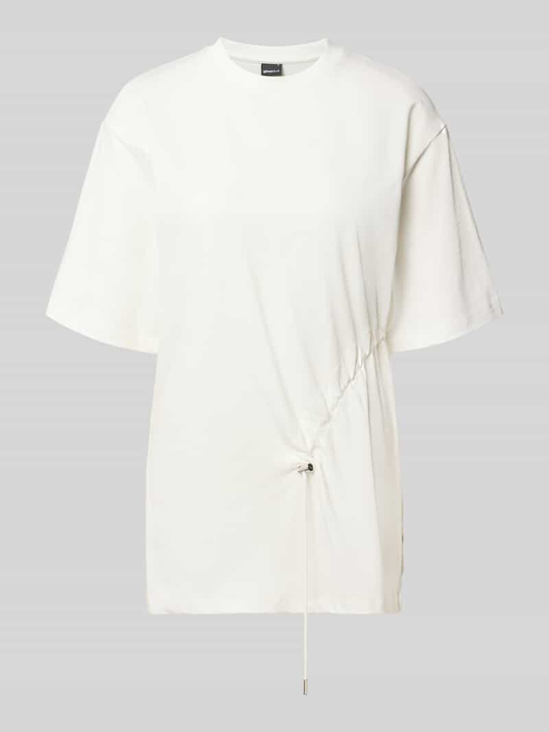 Gina Tricot Lang shirt met ronde hals en tunnelkoord