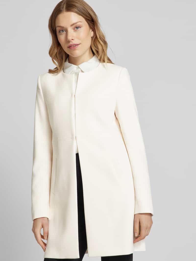 Christian Berg Woman Selection Lange blazer met strookzakken