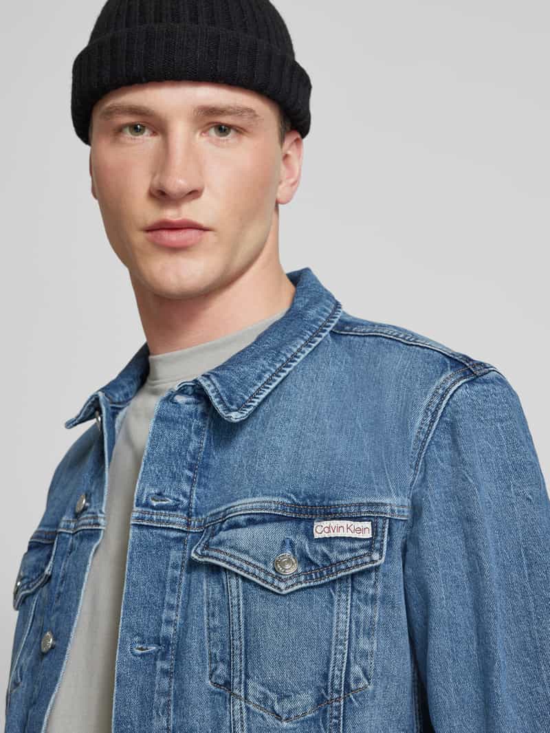 Calvin Klein Jeans Jeansjack met labelpatch