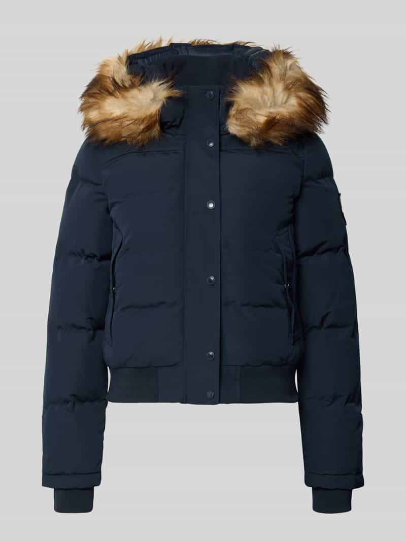 Superdry Gewatteerd jack met capuchon en imitatiebont model 'EVEREST BOMBER'