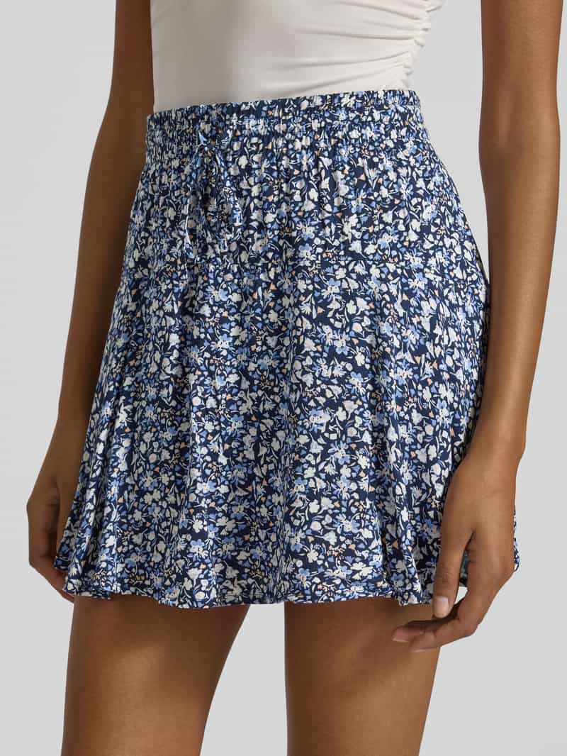 Only Uitlopende midirok met all-over motief model 'NALA'