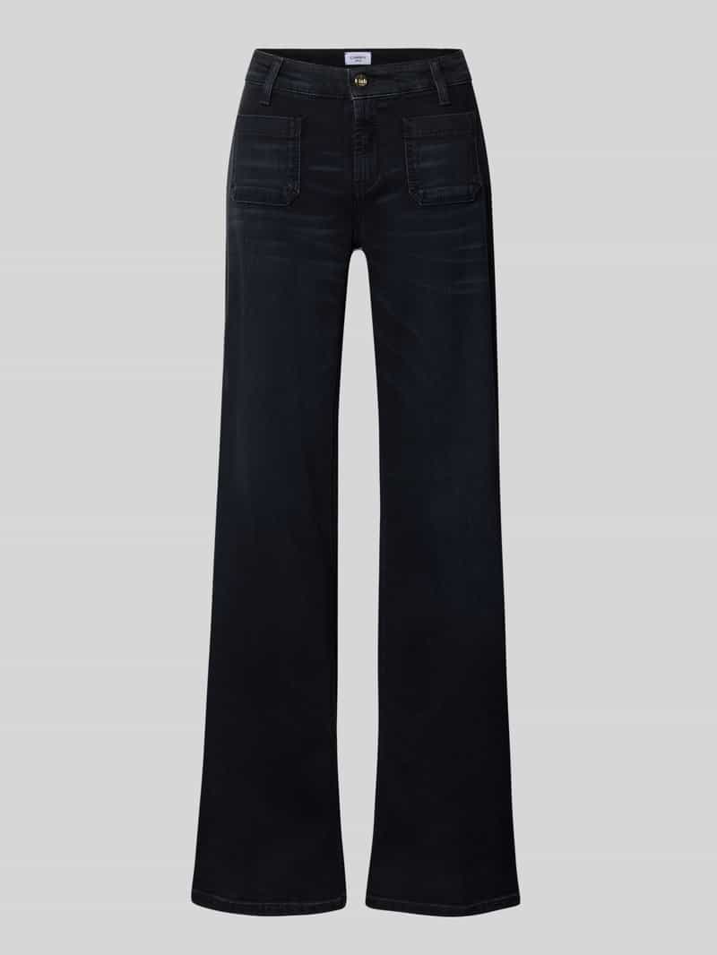 CAMBIO Bootcut-jeans van katoenmix model 'AMARA'