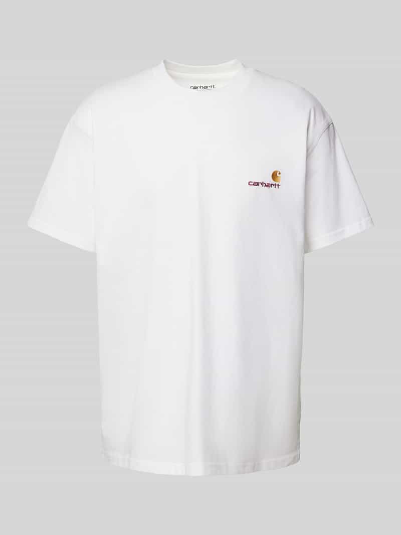 Carhartt Work In Progress T-shirt met labelstitching