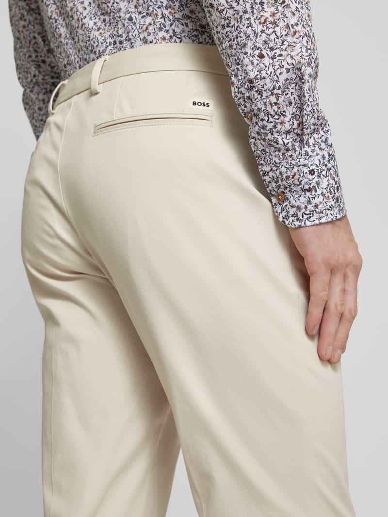Boss Slim fit chino met steekzakken model 'Kaito'