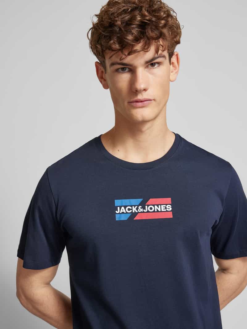 jack & jones T-shirt met labelprint