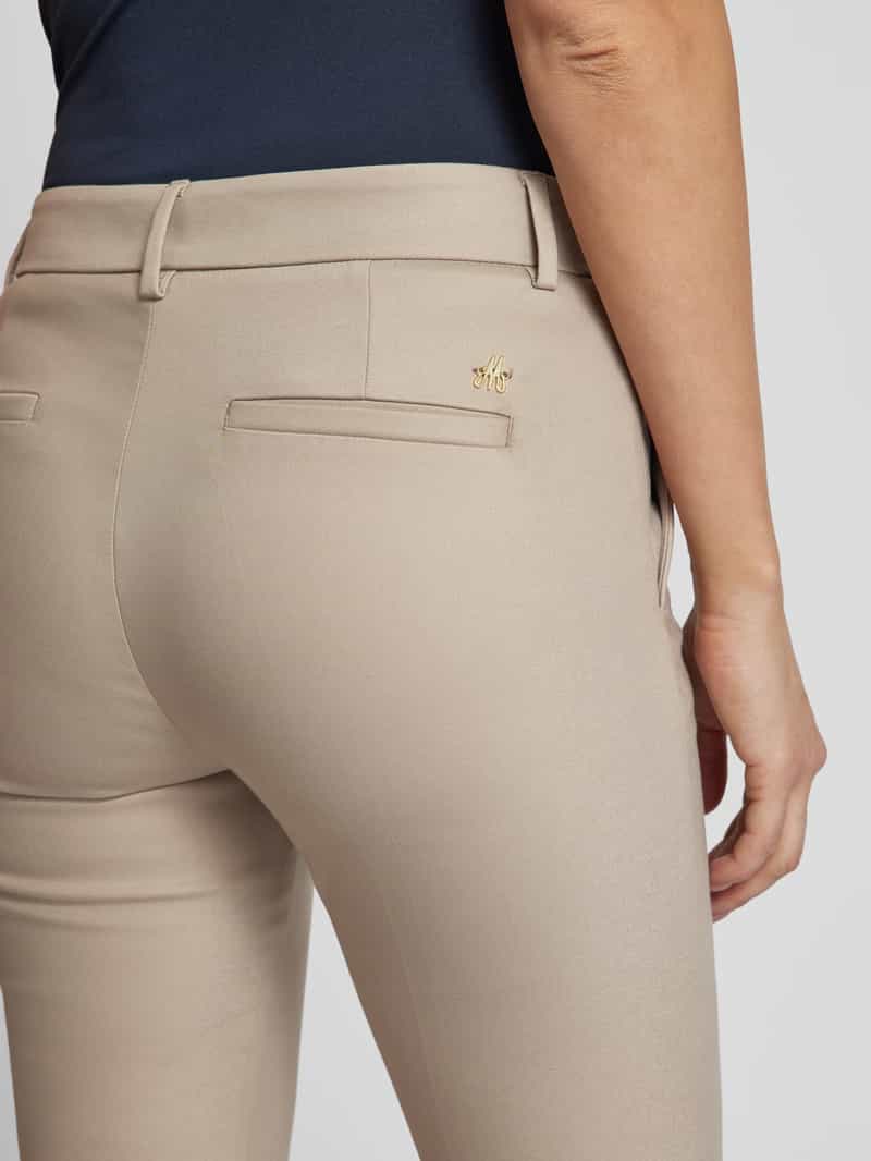 MOS MOSH Slim fit stoffen broek met steekzakken model 'Abbey Night'