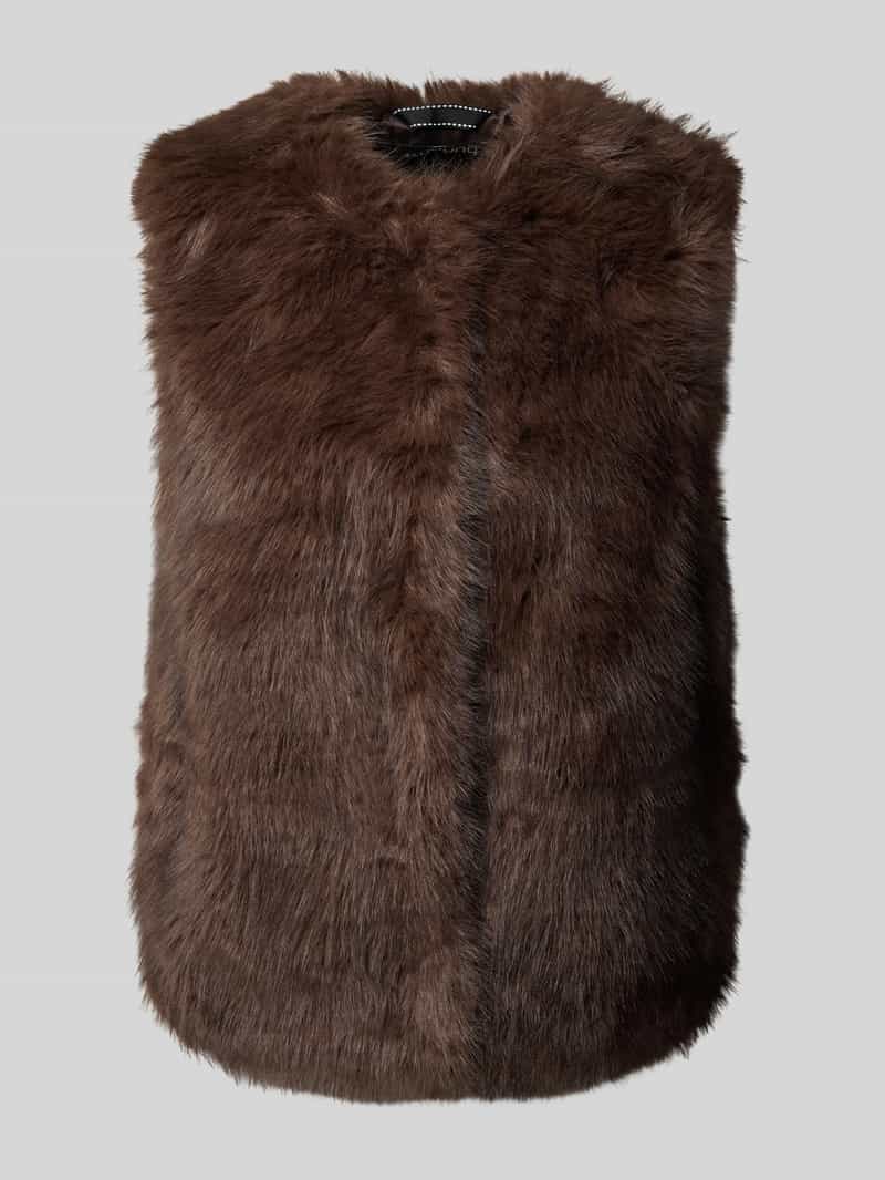 B.Young Gilet van imitatiebont model 'CESILLE'