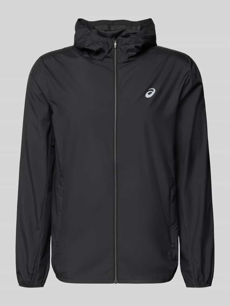 ASICS Windbreaker met logoprint en capuchon