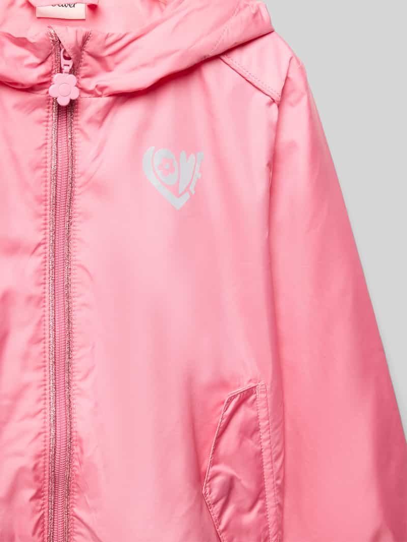 s.Oliver RED LABEL Regular fit tussenjack met reflecterende printdetails