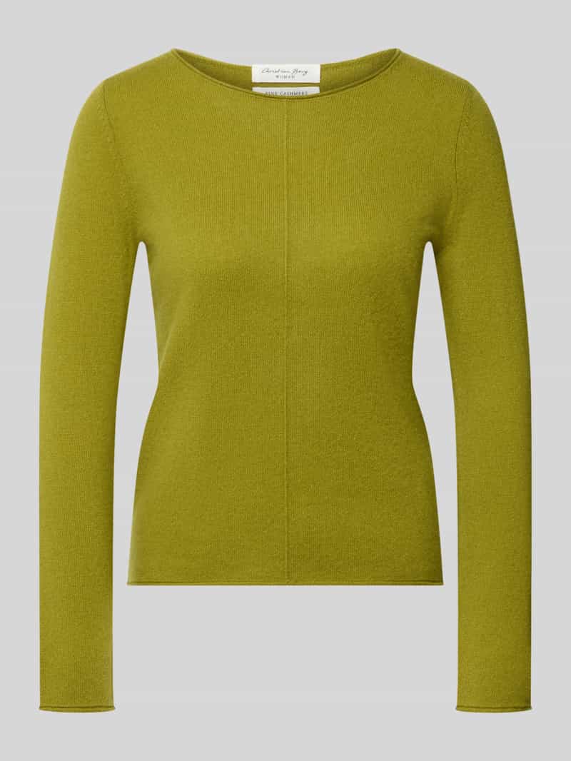 Christian Berg Woman Regular fit gebreide pullover van puur kasjmier