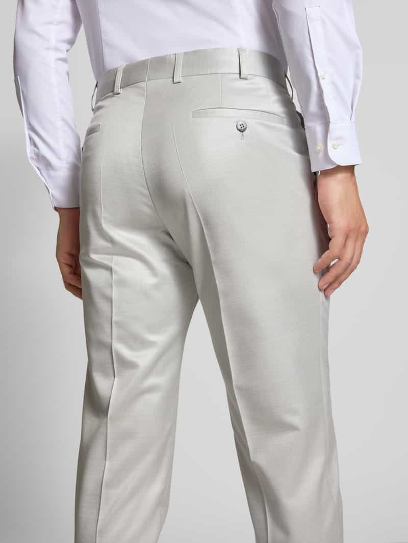 Wilvorst Regular fit pantalon met persplooien