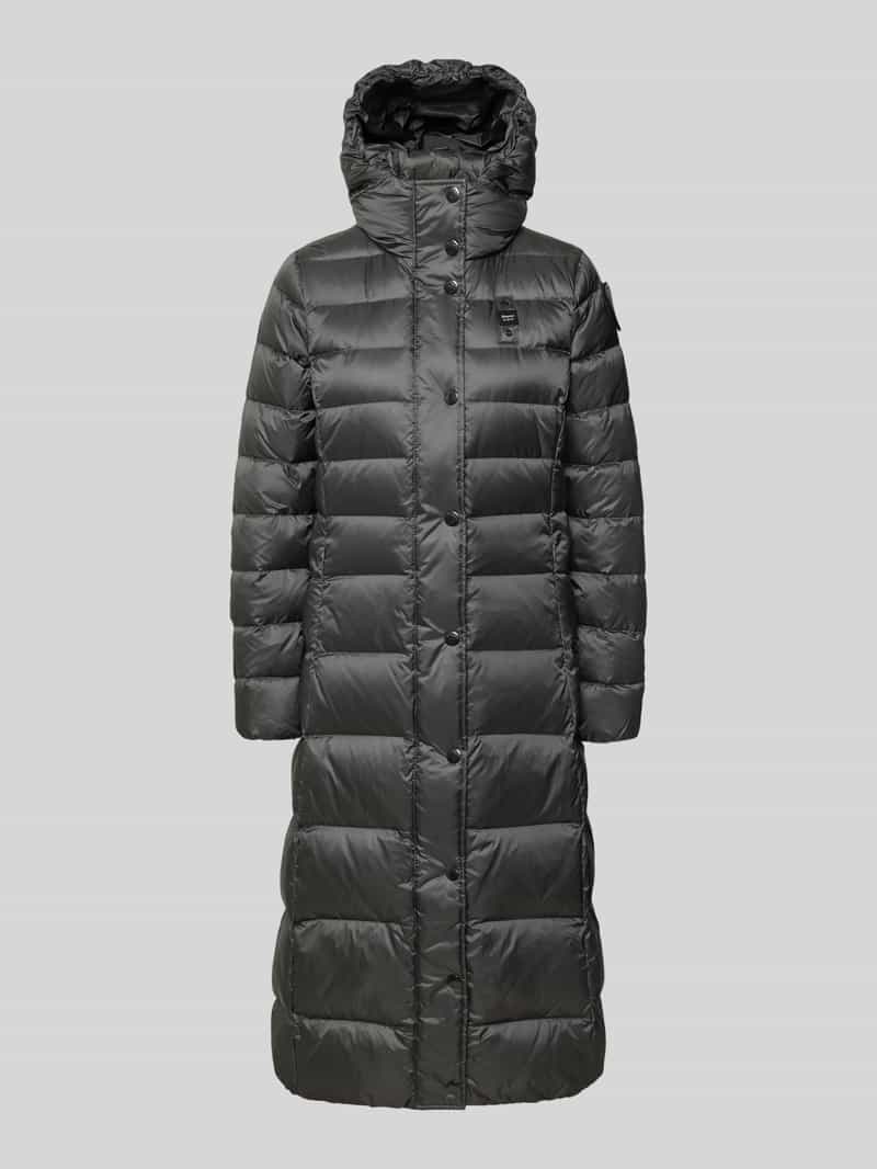 Blauer Usa Gewatteerde lange jas met capuchon model 'ANITA'