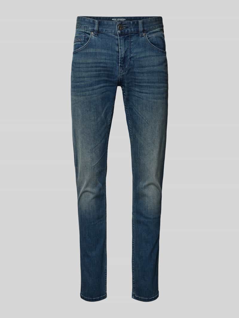 PME Legend Slim fit jeans met 5-pocketmodel