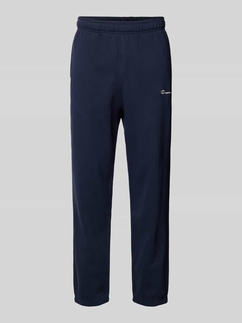Champion Regular fit sweatpants met labelstitching