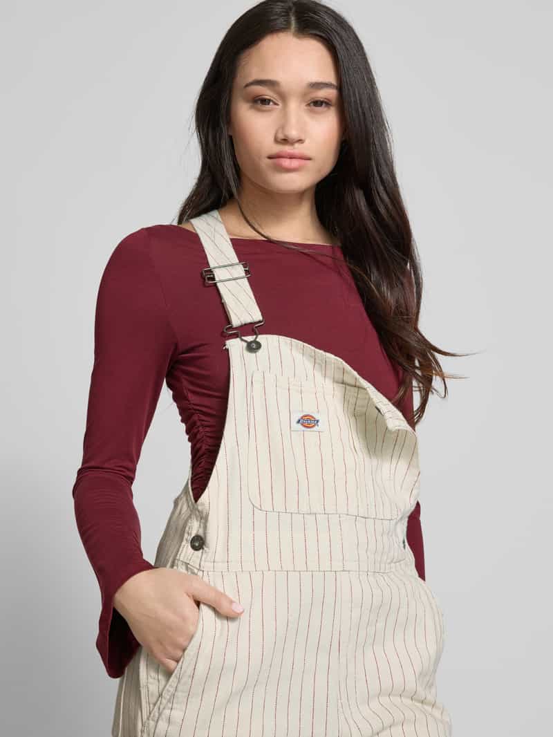 Dickies Straight leg tuinbroek met labelpatch model 'SERVICE BIB'