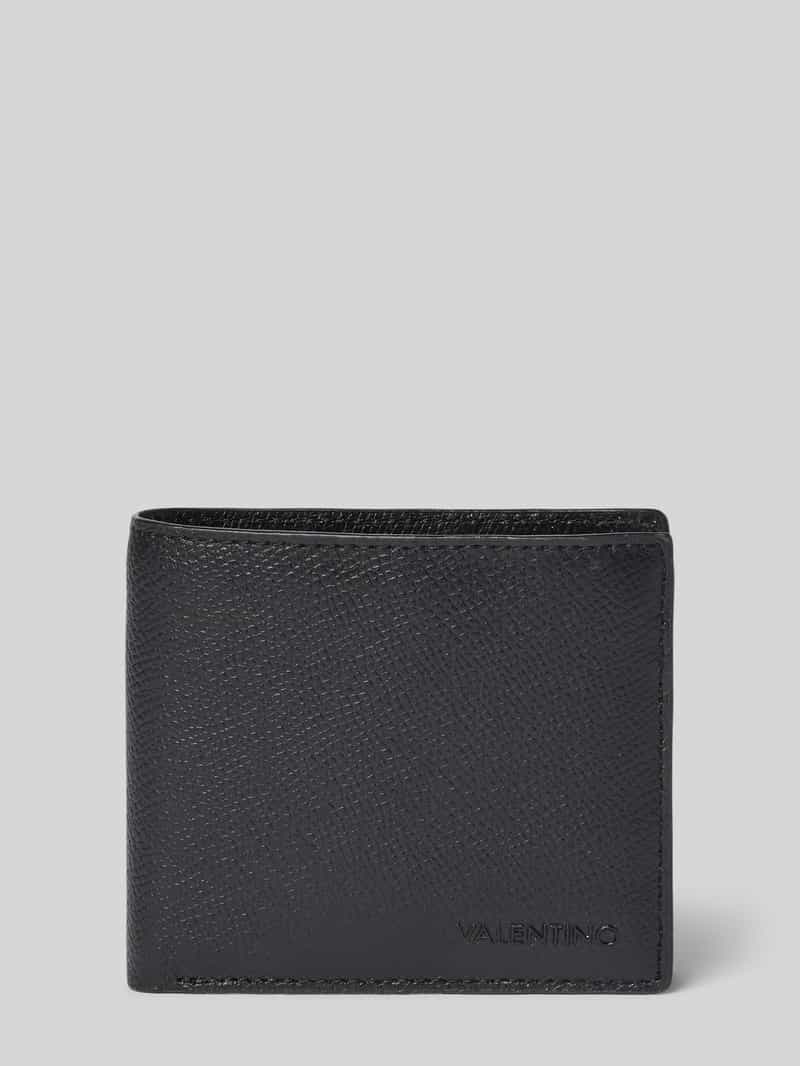 VALENTINO BAGS Leren portemonnee met labelapplicatie model 'CHICO'