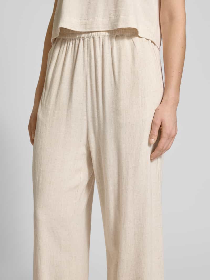 Jake*s Casual Wide fit stoffen broek met elastische band