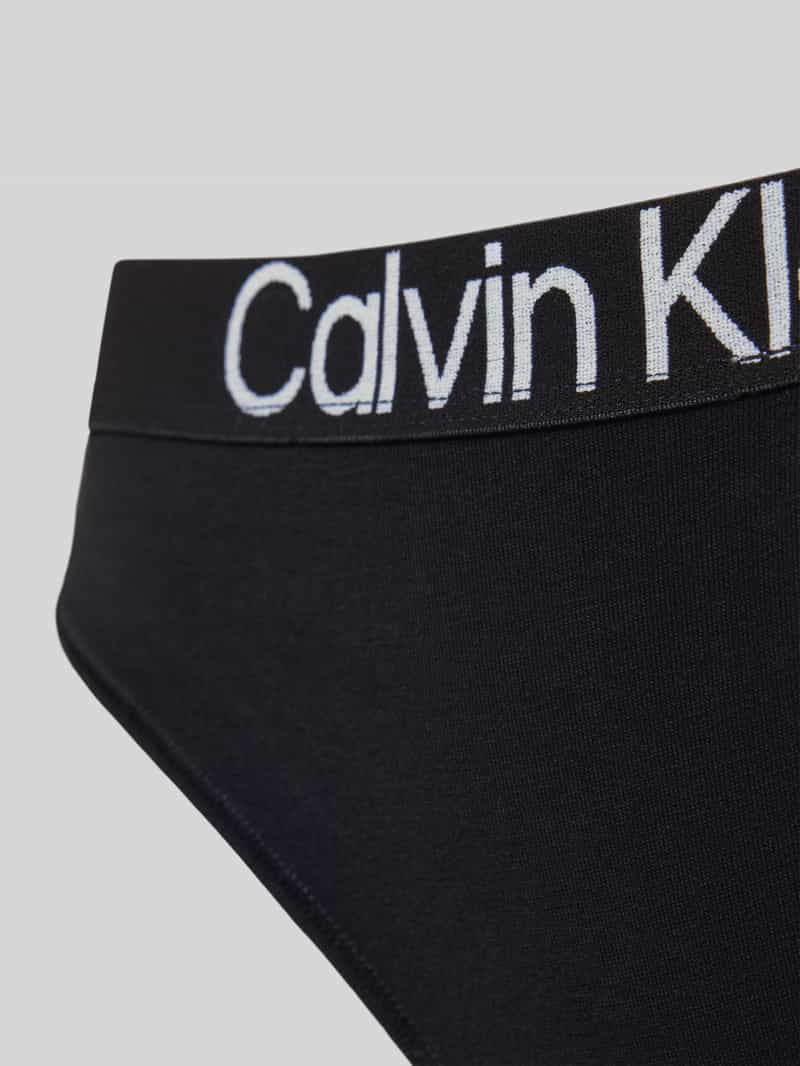 Calvin Klein Underwear String met label in band model 'MAX'