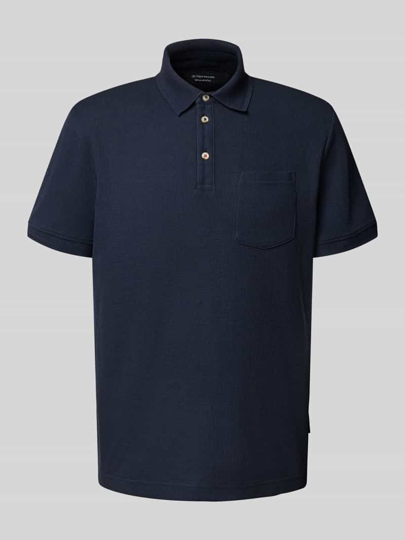 Tom Tailor Regular fit poloshirt van katoenmix