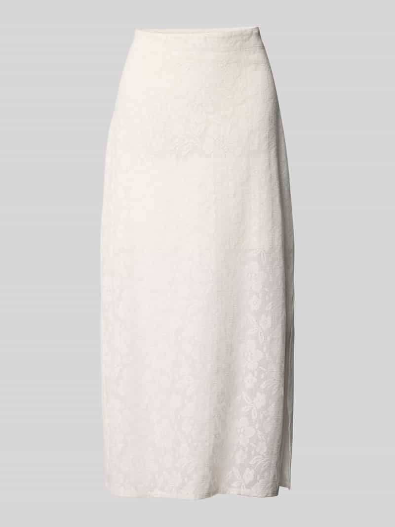 Jake*s Casual Midirok met loopsplit