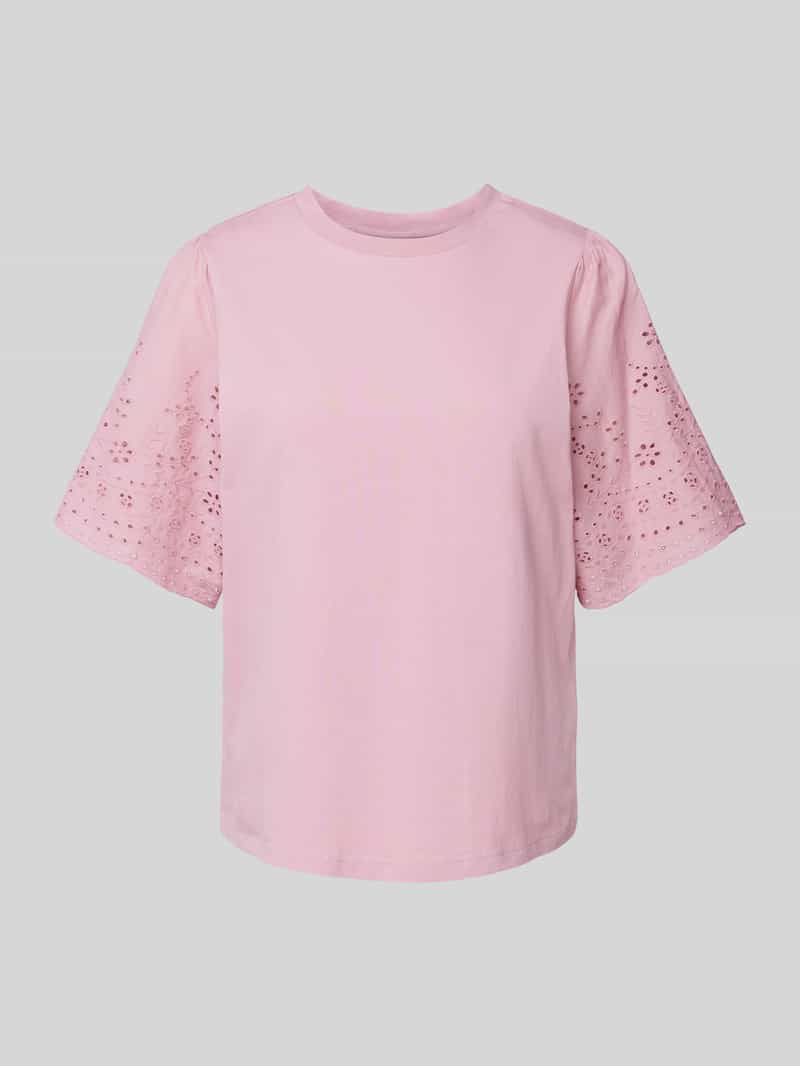 YAS T-shirt met ajourpatroon model ' LEX'