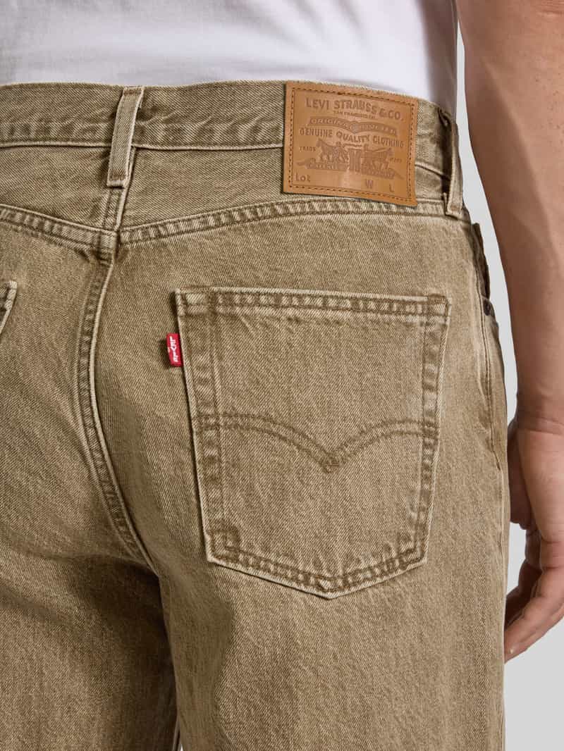 Levi's Straight fit jeans van puur katoen in 5-pocketmodel