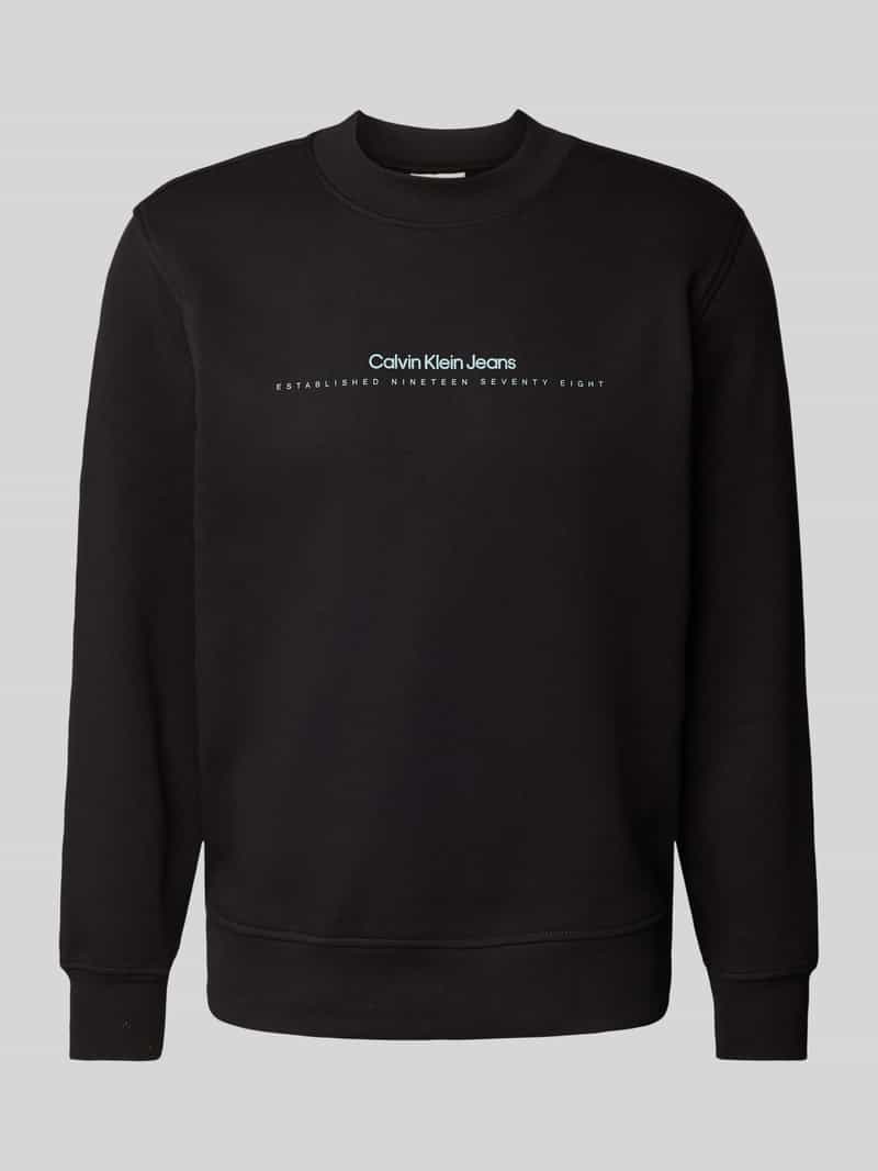 Calvin Klein Jeans Sweatshirt met labelprint