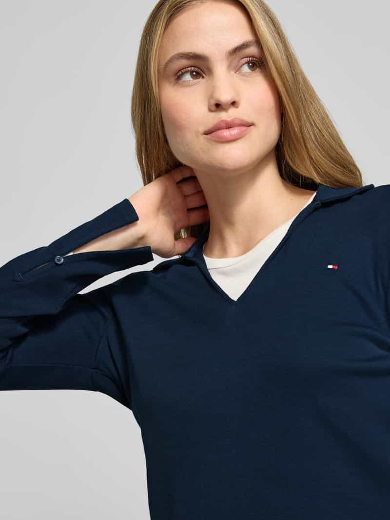 Tommy Hilfiger Slim fit shirt met lange mouwen van puur katoen