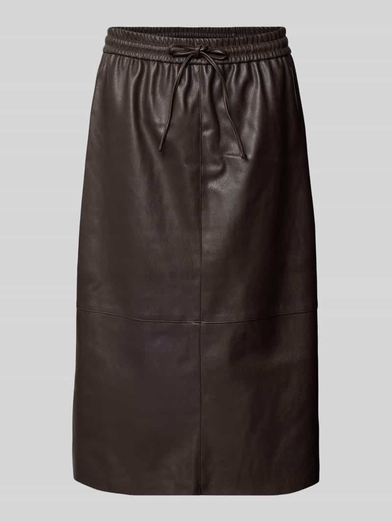 Opus Midi-rok model 'Rilkis' met koordceintuur