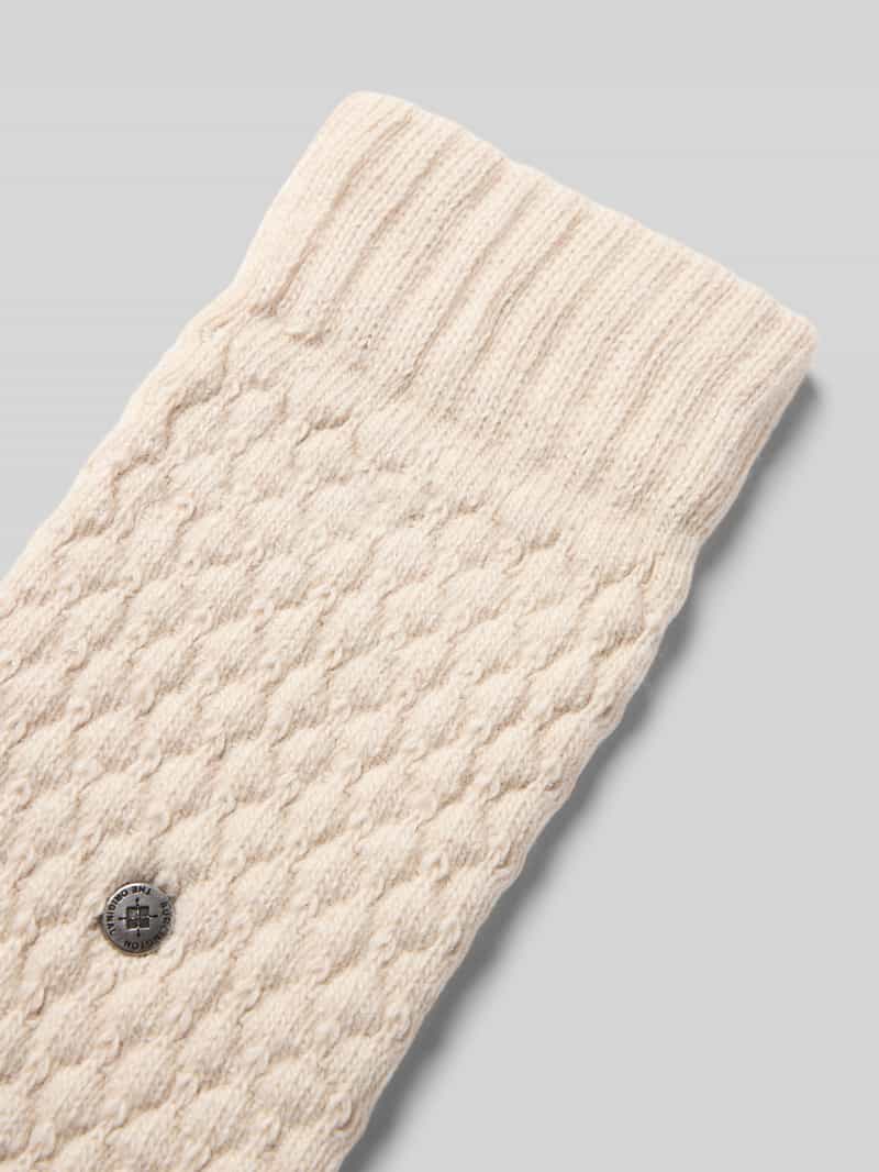 Burlington Sokken met logo-applicatie model 'Orkney'