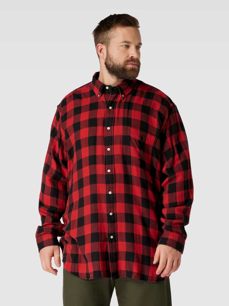 PLUS SIZE vrijetijdsoverhemd met rasterruit Polo Ralph Lauren Big & Tall