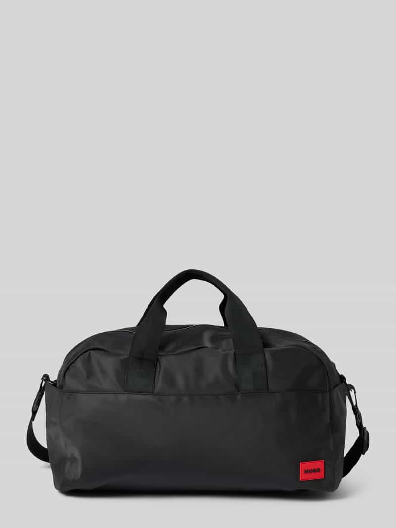HUGO Duffle bag met labelpatch model 'Ethon'