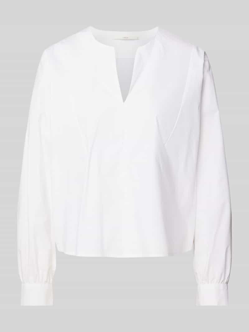 LANIUS Regular fit blouse met V-hals