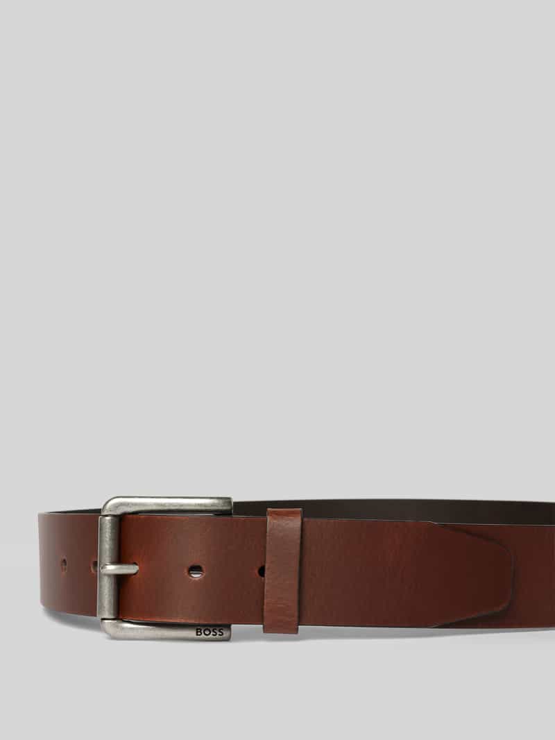 Boss Leren riem met doornsluiting model 'Joris'