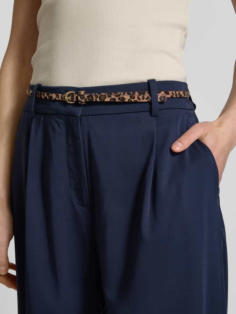 Christian Berg Woman Wide leg chino met riem