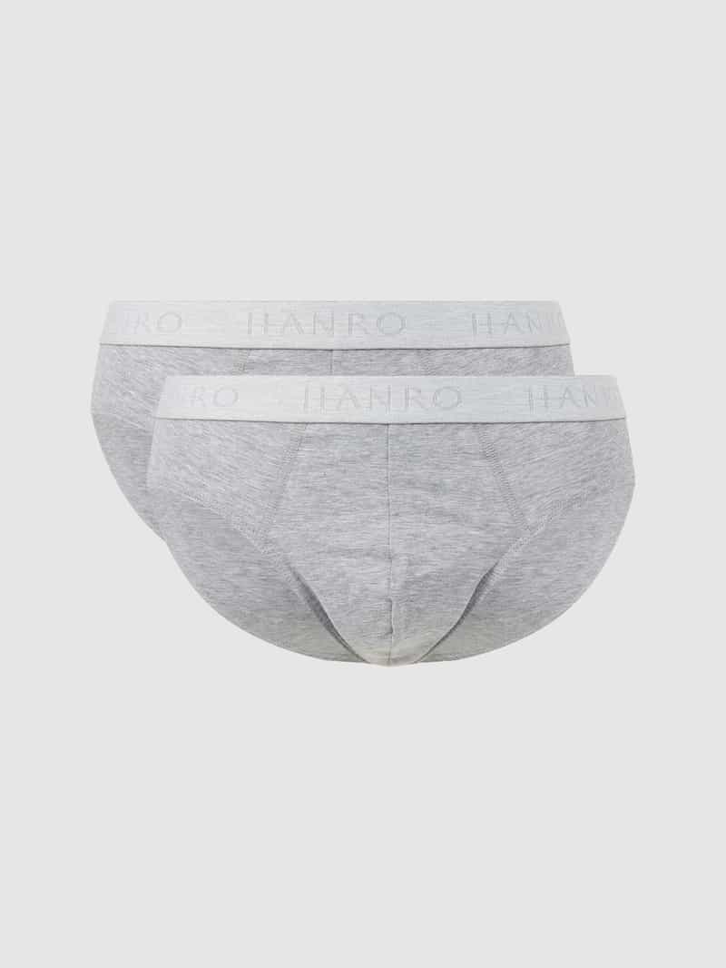 Hanro Slip met labeldetails in een set van 2 stuks
