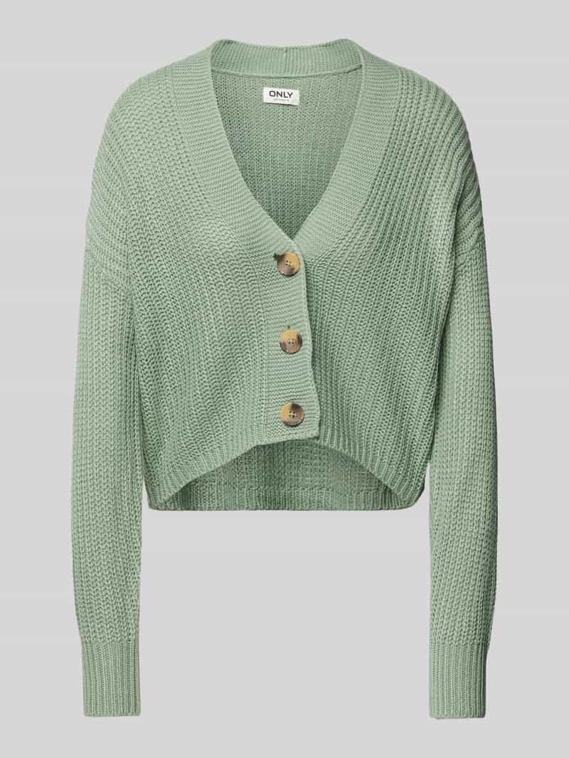 Cardigan met V-hals, model 'CAROL'