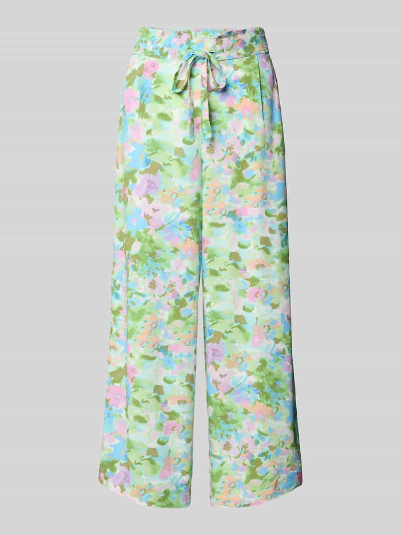 Christian Berg Woman Wide leg culotte met bandplooien