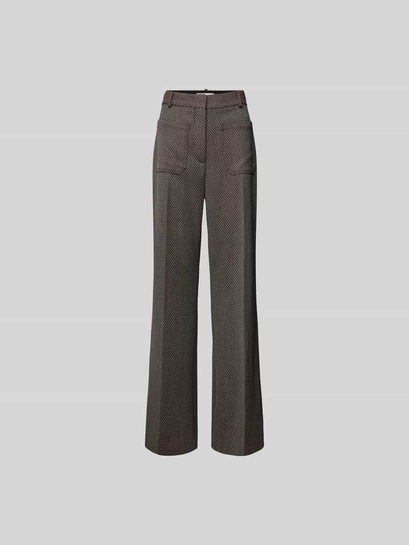 Stoffen broek met steekzakken