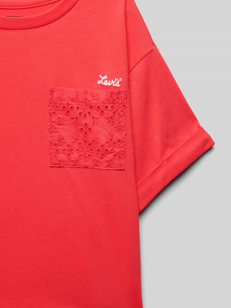 Levi s Kids T-shirt met labelstitching